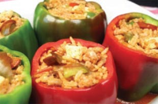 Dad’s Famous Stuffed Bell Peppers
